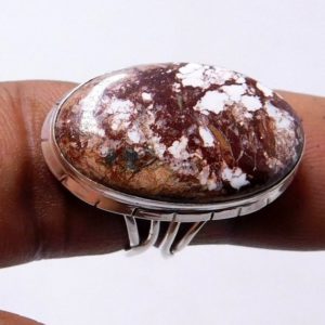 American Wild Horse magnesite ring* sterling silver ring* handmade ring* gemstone Ring*Horse Magnesite Ring* Engagement Ring Free Shipment | Natural genuine Array rings, simple unique alternative gemstone engagement rings. #rings #jewelry #bridal #wedding #jewelryaccessories #engagementrings #weddingideas #affiliate #ad