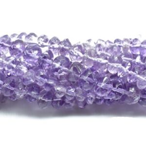 Shop Amethyst Rondelle Beads! Amethyst Faceted Rondelle Beads – Genuine Amethyst /Natural Gemstone,Amethyst Rondelle Beads,Amethyst Beads Strand,Faceted Rondelle Beads | Natural genuine rondelle Amethyst beads for beading and jewelry making.  #jewelry #beads #beadedjewelry #diyjewelry #jewelrymaking #beadstore #beading #affiliate #ad