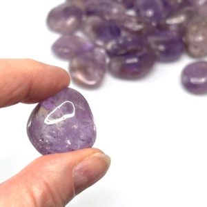 Shop Ametrine Stones & Crystals! Ametrine Tumbled | Natural genuine stones & crystals in various shapes & sizes. Buy raw cut, tumbled, or polished gemstones for making jewelry or crystal healing energy vibration raising reiki stones. #crystals #gemstones #crystalhealing #crystalsandgemstones #energyhealing #affiliate #ad