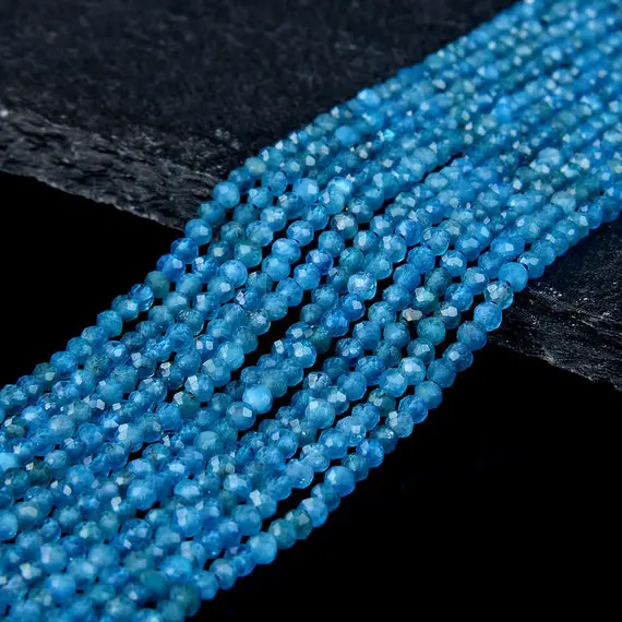 2mm Apatite Gemstone Natural Grade Aaa Micro Faceted Round Beads 15 Inch Full Strand (80008868-p13)