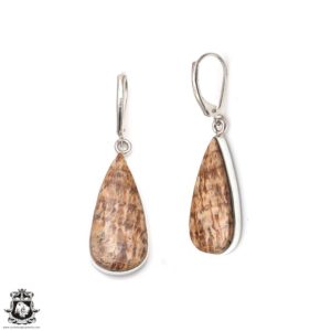 Shop Aragonite Jewelry! Aragonite 925 SOLID Sterling Silver Leverback Earrings E259 Minimalist Earrings • Dangle & Drop Earrings • Dangle Earrings | Natural genuine Aragonite jewelry. Buy crystal jewelry, handmade handcrafted artisan jewelry for women.  Unique handmade gift ideas. #jewelry #beadedjewelry #beadedjewelry #gift #shopping #handmadejewelry #fashion #style #product #jewelry #affiliate #ad