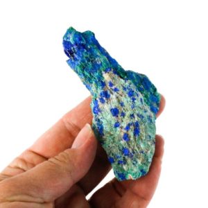 Shop Raw & Rough Azurite Stones! Azurite Mineral Specimen from Greece | Natural genuine stones & crystals in various shapes & sizes. Buy raw cut, tumbled, or polished gemstones for making jewelry or crystal healing energy vibration raising reiki stones. #crystals #gemstones #crystalhealing #crystalsandgemstones #energyhealing #affiliate #ad