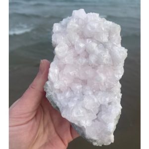 Beautiful Pink Mangano Calcite Crystal Cluster, Druzy Mangano Calcite, Raw Crystal | Natural genuine stones & crystals in various shapes & sizes. Buy raw cut, tumbled, or polished gemstones for making jewelry or crystal healing energy vibration raising reiki stones. #crystals #gemstones #crystalhealing #crystalsandgemstones #energyhealing #affiliate #ad