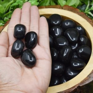 Shop Tumbled Obsidian Crystals & Pocket Stones! Black Obsidian Tumbled Stones A Grade Healing Crystals Tumbled Stones in pack sizes of 1,2,3,5 and 10 Pieces | Natural genuine stones & crystals in various shapes & sizes. Buy raw cut, tumbled, or polished gemstones for making jewelry or crystal healing energy vibration raising reiki stones. #crystals #gemstones #crystalhealing #crystalsandgemstones #energyhealing #affiliate #ad
