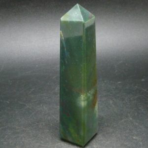 Shop Bloodstone Points & Wands! Rare Bloodstone Obelisk From India  – 3.7" | Natural genuine stones & crystals in various shapes & sizes. Buy raw cut, tumbled, or polished gemstones for making jewelry or crystal healing energy vibration raising reiki stones. #crystals #gemstones #crystalhealing #crystalsandgemstones #energyhealing #affiliate #ad
