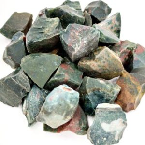Shop Raw & Rough Bloodstone Stones! Bloodstone Rough Natural Stones 1 inch Bloodstone Raw Stones Natural Bloodstone Crystals | Natural genuine stones & crystals in various shapes & sizes. Buy raw cut, tumbled, or polished gemstones for making jewelry or crystal healing energy vibration raising reiki stones. #crystals #gemstones #crystalhealing #crystalsandgemstones #energyhealing #affiliate #ad