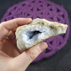Shop Raw & Rough Blue Lace Agate Stones! Blue Lace Agate Geode Raw Natural Crystal matrix light druzy Malawi Africa rough stone | Natural genuine stones & crystals in various shapes & sizes. Buy raw cut, tumbled, or polished gemstones for making jewelry or crystal healing energy vibration raising reiki stones. #crystals #gemstones #crystalhealing #crystalsandgemstones #energyhealing #affiliate #ad