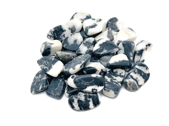 Zebra Calcite Tumbled Stone – Gemstone Zebra Calcite – Calcite Stone – Healing Stone – Tu1175