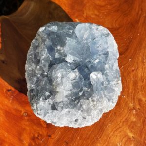 Shop Celestite Stones & Crystals! Celestite Geode – Throat Chakra Crystal (Healing Crystal) | Natural genuine stones & crystals in various shapes & sizes. Buy raw cut, tumbled, or polished gemstones for making jewelry or crystal healing energy vibration raising reiki stones. #crystals #gemstones #crystalhealing #crystalsandgemstones #energyhealing #affiliate #ad
