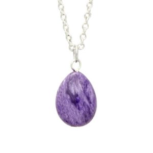 Shop Charoite Necklaces! Charoite Pendant Silver – Teardrop Charoite stone pendant – Charoite Necklace – Charoite crystal – Charoite stone – Charoite jewelry | Natural genuine Charoite necklaces. Buy crystal jewelry, handmade handcrafted artisan jewelry for women.  Unique handmade gift ideas. #jewelry #beadednecklaces #beadedjewelry #gift #shopping #handmadejewelry #fashion #style #product #necklaces #affiliate #ad