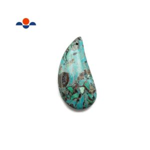 Shop Chrysocolla Pendants! Chrysocolla Curved Drop Pendant Center/Side Drill 25x50mm Sold By Piece | Natural genuine Chrysocolla pendants. Buy crystal jewelry, handmade handcrafted artisan jewelry for women.  Unique handmade gift ideas. #jewelry #beadedpendants #beadedjewelry #gift #shopping #handmadejewelry #fashion #style #product #pendants #affiliate #ad