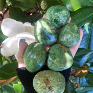 Chrysoprase, Chrysoprase Palm Stone, Qty. 1 | Natural genuine stones & crystals in various shapes & sizes. Buy raw cut, tumbled, or polished gemstones for making jewelry or crystal healing energy vibration raising reiki stones. #crystals #gemstones #crystalhealing #crystalsandgemstones #energyhealing #affiliate #ad