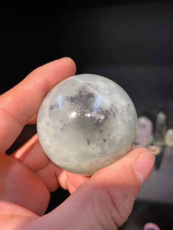 Chrysoprase Sphere| Chrysoprase  | Crystal Sphere | Self Searching Crystal | Sphere Crystal