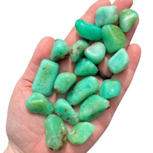 Shop Chrysoprase Stones & Crystals! Chrysoprase Tumbled Stone – Grade A – Multiple Sizes Available – Chrysoprase Gemstone from Tanzania – Tumbled Green Chrysoprase Crystal | Natural genuine stones & crystals in various shapes & sizes. Buy raw cut, tumbled, or polished gemstones for making jewelry or crystal healing energy vibration raising reiki stones. #crystals #gemstones #crystalhealing #crystalsandgemstones #energyhealing #affiliate #ad