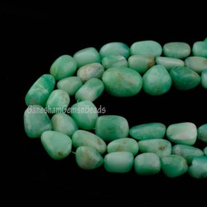 Shop Chrysoprase Chip & Nugget Beads! Chrysoprase Tumble, Natural Green Chrysoprase Smooth Nuggets Shape Beads, Smooth Chrysoprase Beads, AAA Real Chrysoprase Tumble Beads | Natural genuine chip Chrysoprase beads for beading and jewelry making.  #jewelry #beads #beadedjewelry #diyjewelry #jewelrymaking #beadstore #beading #affiliate #ad