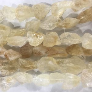 Natural Citrine 18-23mm Raw Nugget Genuine Loose Yellow Quartz Freeshape Beads 15 inch Jewelry Supply Bracelet Necklace Material Support | Natural genuine beads Array beads for beading and jewelry making.  #jewelry #beads #beadedjewelry #diyjewelry #jewelrymaking #beadstore #beading #affiliate #ad
