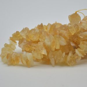 Shop Citrine Chip & Nugget Beads! Raw Hand Polished Citrine Semi-precious Gemstone Nugget Beads – 10mm – 20mm x 6mm – 12mm – 15" strand | Natural genuine chip Citrine beads for beading and jewelry making.  #jewelry #beads #beadedjewelry #diyjewelry #jewelrymaking #beadstore #beading #affiliate #ad