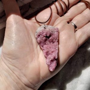 Shop Pink Calcite Jewelry! COBALTOAN CALCITE NECKLACE | Natural genuine Pink Calcite jewelry. Buy crystal jewelry, handmade handcrafted artisan jewelry for women.  Unique handmade gift ideas. #jewelry #beadedjewelry #beadedjewelry #gift #shopping #handmadejewelry #fashion #style #product #jewelry #affiliate #ad
