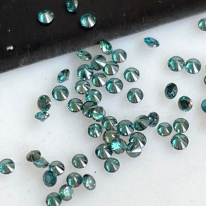 Shop Diamond Faceted Beads! 1mm/1.5mm/2mm/2.5mm/3mm Approx. Round Brilliant Cut Blue Melee Genuine Diamonds Loose Faceted Accent Diamonds For Jewelry, DDS701/6 | Natural genuine faceted Diamond beads for beading and jewelry making.  #jewelry #beads #beadedjewelry #diyjewelry #jewelrymaking #beadstore #beading #affiliate #ad