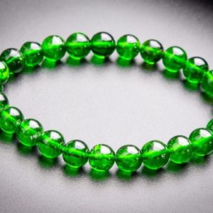 Shop Diopside Bracelets! 25 Pcs – 7mm Transparent Chrome Diopside Bracelet Intense Forest Green Siberian Emerald Aaaaa Genuine Natural Round Gemstone (118552h-4035) | Natural genuine Diopside bracelets. Buy crystal jewelry, handmade handcrafted artisan jewelry for women.  Unique handmade gift ideas. #jewelry #beadedbracelets #beadedjewelry #gift #shopping #handmadejewelry #fashion #style #product #bracelets #affiliate #ad