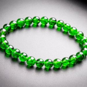 Shop Diopside Bracelets! 27 Pcs – 6-7MM Transparent Chrome Diopside Bracelet Intense Forest Green Siberian Emerald AAAAA Genuine Natural Round Gemstone(117972h-3991) | Natural genuine Diopside bracelets. Buy crystal jewelry, handmade handcrafted artisan jewelry for women.  Unique handmade gift ideas. #jewelry #beadedbracelets #beadedjewelry #gift #shopping #handmadejewelry #fashion #style #product #bracelets #affiliate #ad