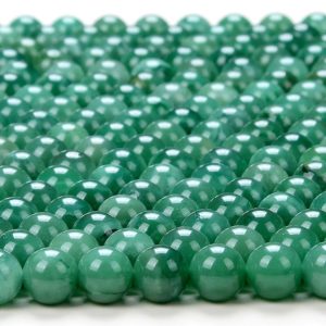 Shop Emerald Round Beads! 6MM Natural Green Mica Muscovite in Fuchsite Emerald Light Green Gemstone Grade AAA Round Loose Beads (D260) | Natural genuine round Emerald beads for beading and jewelry making.  #jewelry #beads #beadedjewelry #diyjewelry #jewelrymaking #beadstore #beading #affiliate #ad