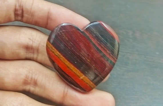 Exclusive New Arrive !! Wholesale  Red Iron Tiger's Eye Cabochon , Amazing Heart Shape & Size Gemstone Jewelry Healing Gemstone Al#232