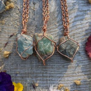 Shop Fluorite Pendants! Raw, Rough, Natural Fluorite Crystal Pendant, fluorite crystal jewelry, fluorite necklace, multicolored fluorite piece copper silver, green | Natural genuine Fluorite pendants. Buy crystal jewelry, handmade handcrafted artisan jewelry for women.  Unique handmade gift ideas. #jewelry #beadedpendants #beadedjewelry #gift #shopping #handmadejewelry #fashion #style #product #pendants #affiliate #ad