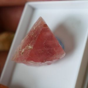 Shop Raw & Rough Fluorite Stones! Rare Pink Fluorite Crystal Specimen from France – Collector's Piece | Natural genuine stones & crystals in various shapes & sizes. Buy raw cut, tumbled, or polished gemstones for making jewelry or crystal healing energy vibration raising reiki stones. #crystals #gemstones #crystalhealing #crystalsandgemstones #energyhealing #affiliate #ad