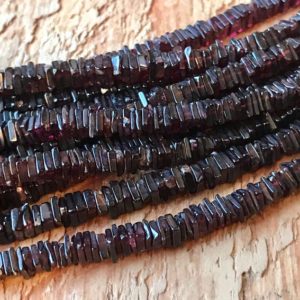 Shop Garnet Bead Shapes! Garnet beads smooth squares 5mm | Natural genuine other-shape Garnet beads for beading and jewelry making.  #jewelry #beads #beadedjewelry #diyjewelry #jewelrymaking #beadstore #beading #affiliate #ad