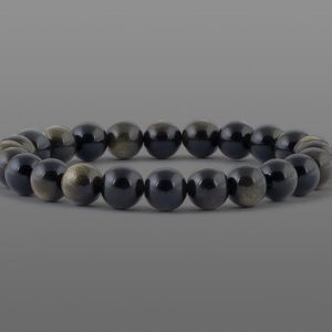 Shop Golden Obsidian Jewelry! Golden obsidian bracelet Rainbow obsidian bracelet Protection stone bracelet Mystical Jewelry Men bracelet Negative Energy Cleaning bracelet | Natural genuine Golden Obsidian jewelry. Buy crystal jewelry, handmade handcrafted artisan jewelry for women.  Unique handmade gift ideas. #jewelry #beadedjewelry #beadedjewelry #gift #shopping #handmadejewelry #fashion #style #product #jewelry #affiliate #ad