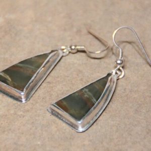 Shop Serpentine Earrings! Handcrafted Serpentine Earrings | Natural genuine Serpentine earrings. Buy crystal jewelry, handmade handcrafted artisan jewelry for women.  Unique handmade gift ideas. #jewelry #beadedearrings #beadedjewelry #gift #shopping #handmadejewelry #fashion #style #product #earrings #affiliate #ad