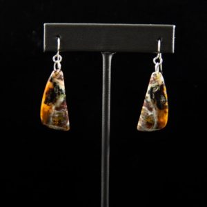 Shop Petrified Wood Earrings! Handmade Opal Petrified Wood Earrings Silver Hypoallergenic Nickle Free | Natural genuine Petrified Wood earrings. Buy crystal jewelry, handmade handcrafted artisan jewelry for women.  Unique handmade gift ideas. #jewelry #beadedearrings #beadedjewelry #gift #shopping #handmadejewelry #fashion #style #product #earrings #affiliate #ad