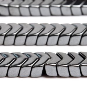 Shop Hematite Bead Shapes! Genuine Natural Hematite Gemstone Beads 8x5MM Black Arrow AAA Quality Loose Beads (104927) | Natural genuine other-shape Hematite beads for beading and jewelry making.  #jewelry #beads #beadedjewelry #diyjewelry #jewelrymaking #beadstore #beading #affiliate #ad