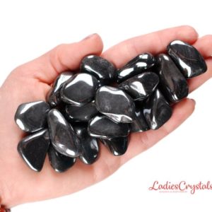 Shop Hematite Stones & Crystals! Hematite Tumbled Stone, Hematite, Tumbled Stones, Stones, Crystals, Rocks, Gifts, Gemstones, Gems, Zodiac Crystals, Healing Crystals, Favors | Natural genuine stones & crystals in various shapes & sizes. Buy raw cut, tumbled, or polished gemstones for making jewelry or crystal healing energy vibration raising reiki stones. #crystals #gemstones #crystalhealing #crystalsandgemstones #energyhealing #affiliate #ad