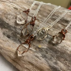 Shop Herkimer Diamond Necklaces! herkimer diamond point necklaces | Natural genuine Herkimer Diamond necklaces. Buy crystal jewelry, handmade handcrafted artisan jewelry for women.  Unique handmade gift ideas. #jewelry #beadednecklaces #beadedjewelry #gift #shopping #handmadejewelry #fashion #style #product #necklaces #affiliate #ad