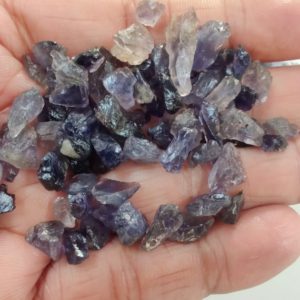 Shop Raw & Rough Iolite Stones! 10 Pieces, Iolite Rough, African iolite, crystal raw, Beautiful Iolite Stones, Iolite ,Iolite Raw Minerals Natural Iolite,4-6mm | Natural genuine stones & crystals in various shapes & sizes. Buy raw cut, tumbled, or polished gemstones for making jewelry or crystal healing energy vibration raising reiki stones. #crystals #gemstones #crystalhealing #crystalsandgemstones #energyhealing #affiliate #ad
