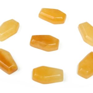 Shop Jade Shapes! Yellow Jade Coffin Crystal – Coffin Jade – Crystal Carving – 3cm CO1002 | Natural genuine stones & crystals in various shapes & sizes. Buy raw cut, tumbled, or polished gemstones for making jewelry or crystal healing energy vibration raising reiki stones. #crystals #gemstones #crystalhealing #crystalsandgemstones #energyhealing #affiliate #ad