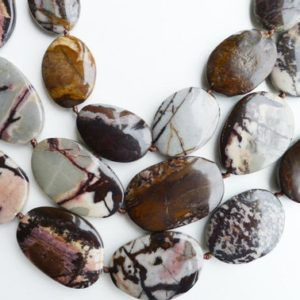 Shop Jasper Bead Shapes! Outback Jasper freeform beads 22-24mm (ETB00210) Unique jewelry/Vintage jewelry/Gemstone necklace | Natural genuine other-shape Jasper beads for beading and jewelry making.  #jewelry #beads #beadedjewelry #diyjewelry #jewelrymaking #beadstore #beading #affiliate #ad