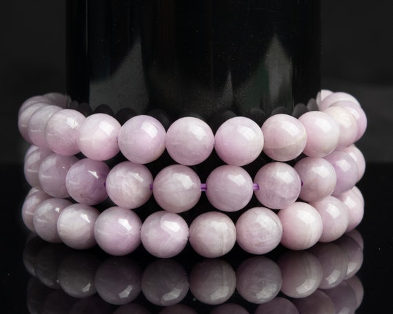 Natural Purple Pink Kunzite Gemstone Grade Aa Round 9mm Loose Beads