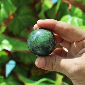 Large 75MM Natural Green Kyanite Rock And Minerals Stone Healing Metaphysical Charged Sphere Ball | Natural genuine stones & crystals in various shapes & sizes. Buy raw cut, tumbled, or polished gemstones for making jewelry or crystal healing energy vibration raising reiki stones. #crystals #gemstones #crystalhealing #crystalsandgemstones #energyhealing #affiliate #ad