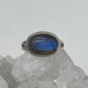 Shop Labradorite Rings! Labradorite Ring, Size 10 | Natural genuine Labradorite rings, simple unique handcrafted gemstone rings. #rings #jewelry #shopping #gift #handmade #fashion #style #affiliate #ad