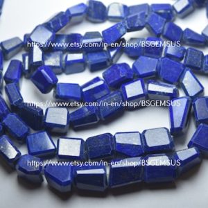 Shop Lapis Lazuli Chip & Nugget Beads! 8 Inch Strand,Natural Lapis Lazuli Faceted Nuggets Shape,Size 10-12mm | Natural genuine chip Lapis Lazuli beads for beading and jewelry making.  #jewelry #beads #beadedjewelry #diyjewelry #jewelrymaking #beadstore #beading #affiliate #ad