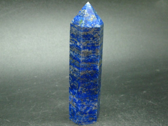 Beautiful Blue Lapis Lazuli Obelisk From Afghanistan - 3.5"