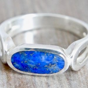 Shop Lapis Lazuli Rings! Lapis Lazuli Ring – Womens Ring – Stone Ring – Handmade Silver Ring | Natural genuine Lapis Lazuli rings, simple unique handcrafted gemstone rings. #rings #jewelry #shopping #gift #handmade #fashion #style #affiliate #ad