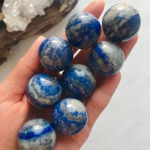 Shop Lapis Lazuli Shapes! Lapis Lazuli Sphere, Lapis Lazuli Ball, Crystal Ball, Crystal Sphere, Natural Lapis Lazuli, Polished Lapis Lazuli, Crystal Healing | Natural genuine stones & crystals in various shapes & sizes. Buy raw cut, tumbled, or polished gemstones for making jewelry or crystal healing energy vibration raising reiki stones. #crystals #gemstones #crystalhealing #crystalsandgemstones #energyhealing #affiliate #ad