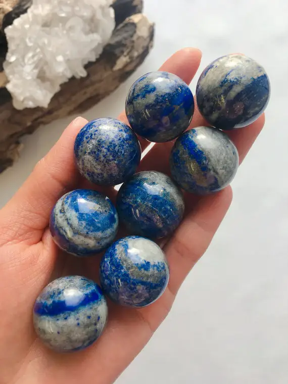 Lapis Lazuli Sphere, Lapis Lazuli Ball, Crystal Ball, Crystal Sphere, Natural Lapis Lazuli, Polished Lapis Lazuli, Crystal Healing