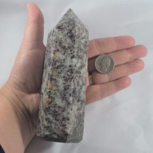 Shop Garnet Points & Wands! Large Garnet, Black Tourmaline and Quartz Tower | Natural genuine stones & crystals in various shapes & sizes. Buy raw cut, tumbled, or polished gemstones for making jewelry or crystal healing energy vibration raising reiki stones. #crystals #gemstones #crystalhealing #crystalsandgemstones #energyhealing #affiliate #ad