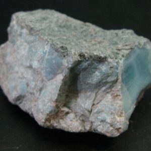 Shop Raw & Rough Larimar Stones! Rare Blue Raw Larimar Pectolite  From Dominican Republic – 2.1" | Natural genuine stones & crystals in various shapes & sizes. Buy raw cut, tumbled, or polished gemstones for making jewelry or crystal healing energy vibration raising reiki stones. #crystals #gemstones #crystalhealing #crystalsandgemstones #energyhealing #affiliate #ad