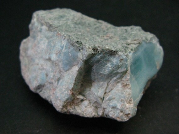 Rare Blue Raw Larimar Pectolite  From Dominican Republic - 2.1"